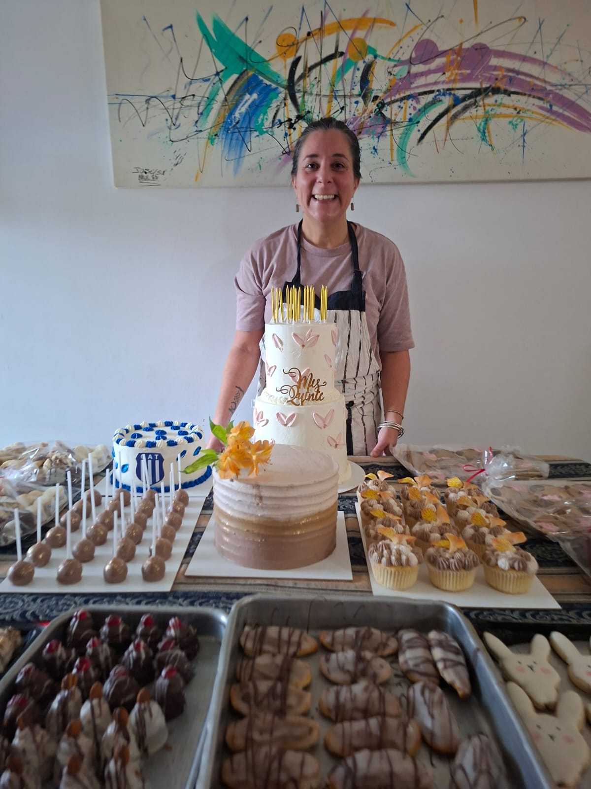 Torta artesanal de De Vainilla y Limón